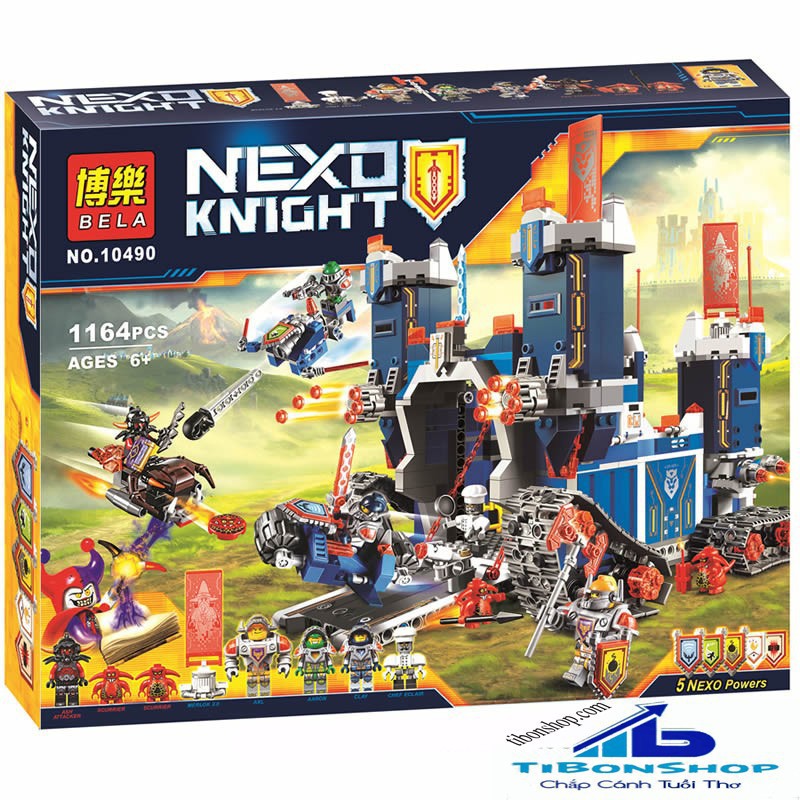 Nexo Knights 10490 - Pháo Đài Hiệp Sĩ Di Động