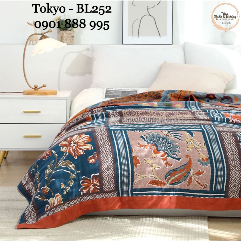 [GÓC TRI ÂN] (2) TH Chăn Xô Organic Cotton Dòng Cao Cấp