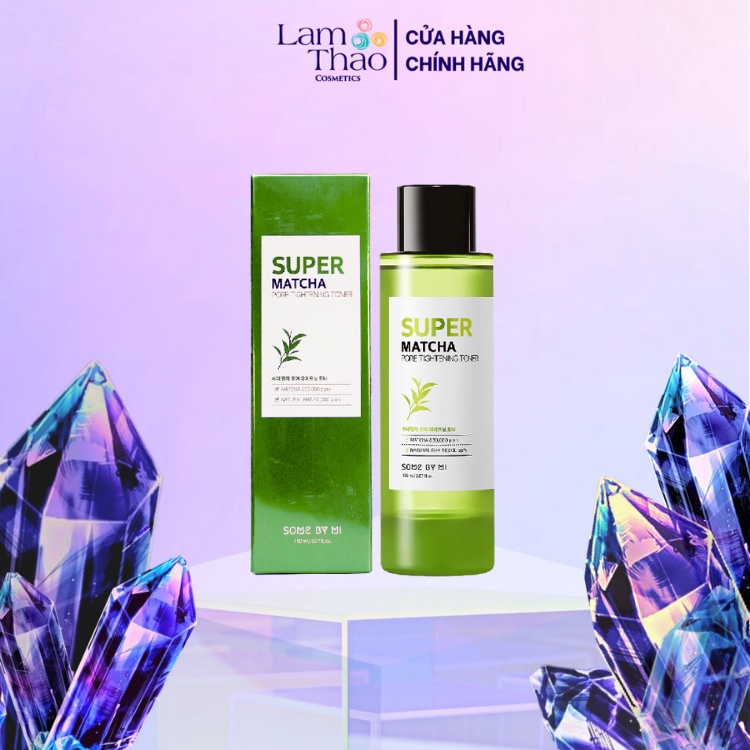 Nước Hoa Hồng Làm Sạch Se Khít Lỗ Chân Lông Some By Mi Super Matcha Pore Tightening Toner