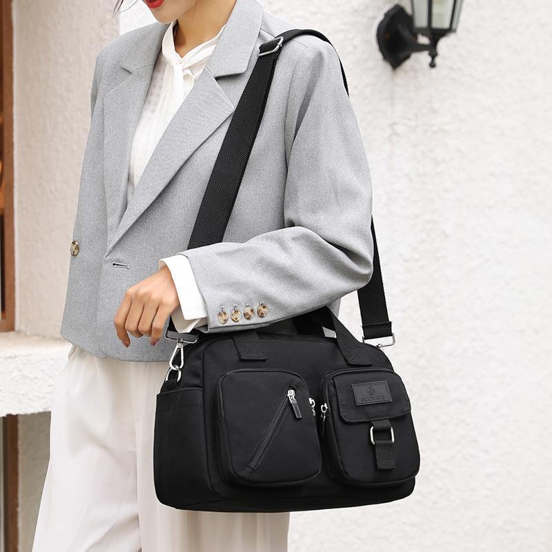 Túi Xách Canvas Nylon Cỡ Lớn Thiết Kế Đơn Giản Cho Nữ