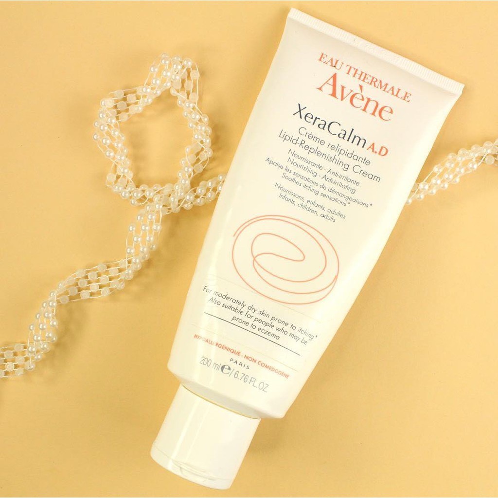 Kem dưỡng Avene XeraCalm A.D Cream - Dưỡng ẩm Avene cho da khô, ngứa, nhạy cảm 200ml