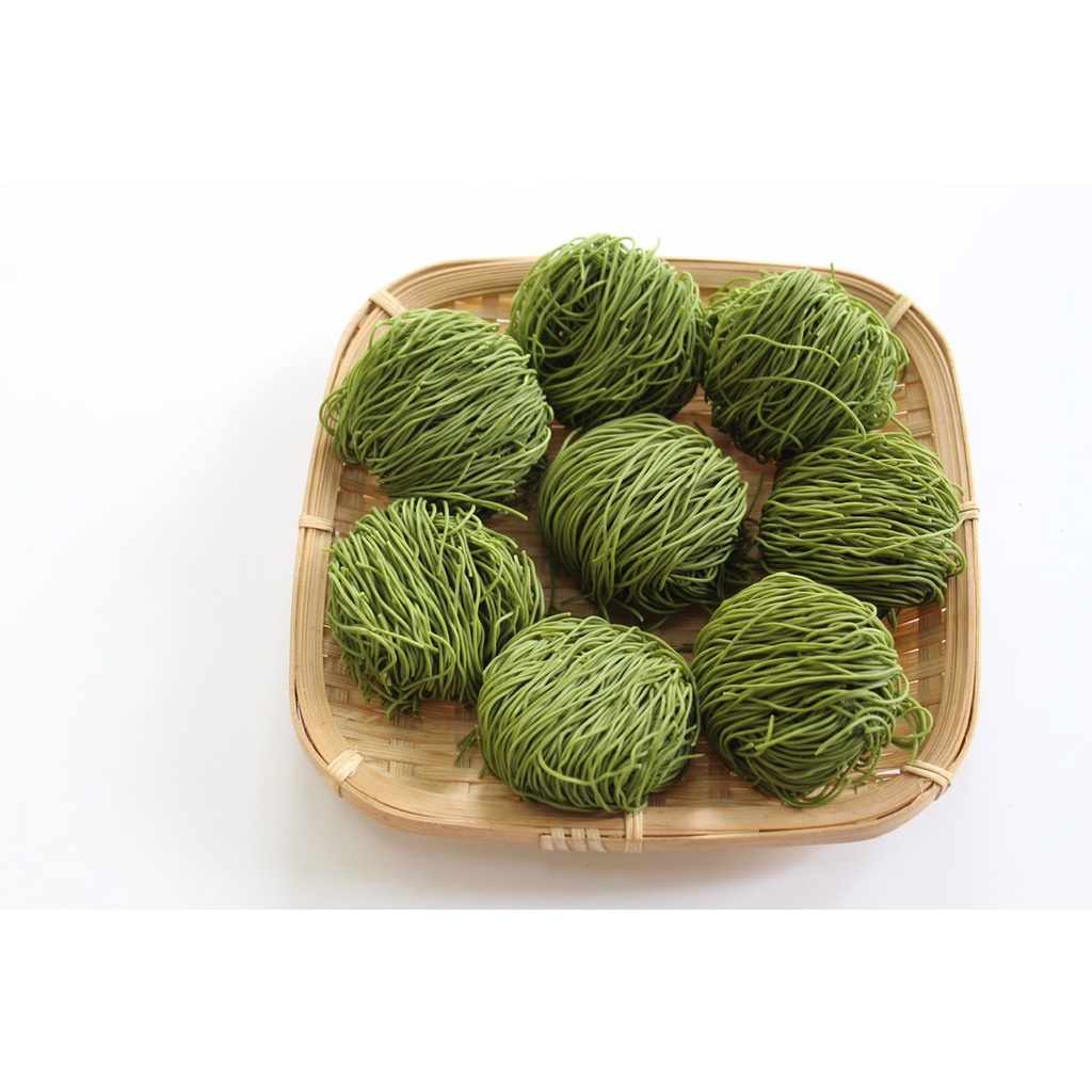 Mì cải Kale (cải xoăn) hữu cơ Surifarm/Mì tươi ăn liền 400gr/hộp=15 vắt ăn kiêng, giảm cân,healthy