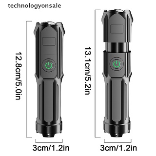 Đèn Pin LED Siêu Sáng Đa Chức Năng Sạc USB