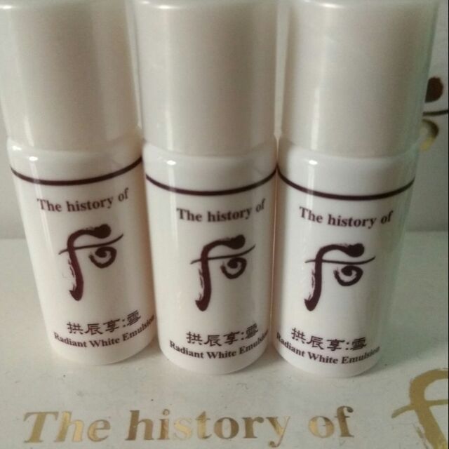 chai dưỡng ẩm trắng da mờ nám tàn nhang Whoo Minisize