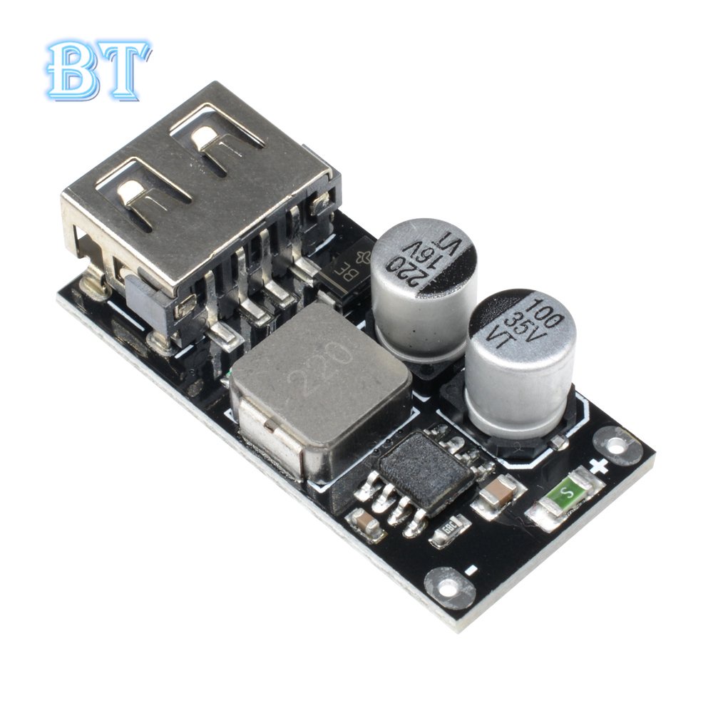 Mô Đun Hạ Áp DC-DC QC3.0 QC2.0 6-32V 12V 24V Chuyên Dụng
