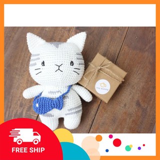 [FREESHIP] [Xả Hàng] Mèo Cá – Đồ chơi dành cho bé – Quà tặng sinh nhật – Đồ trang trí MadeByBunny
