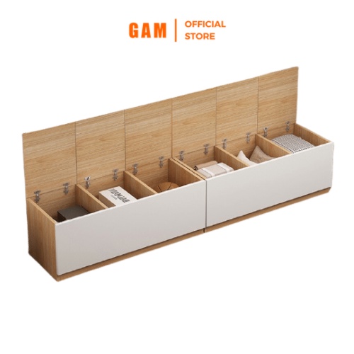 Tủ để đồ nằm ngang thích hợp đề gần cửa sổ ,mua 2 chiếc trở lên có thể nằm ngủ và ngồi đọc sách - GP131