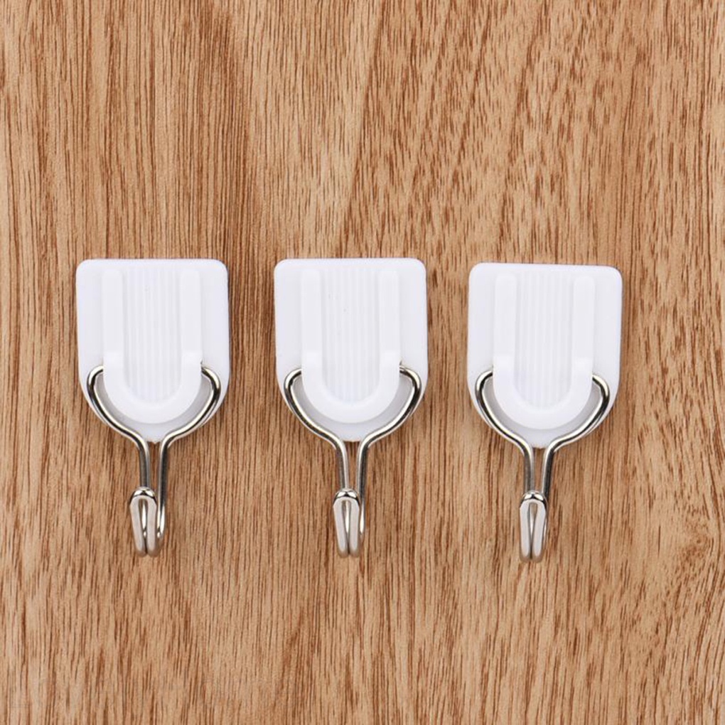 Set 6 móc treo đồ dán tường cửa đơn giản tiện lợi dành cho nhà bếp phòng tắm