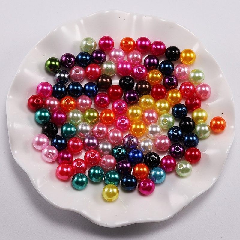 Set 400 Hạt Ngọc Trai 3mm Bằng Nhựa ABS Dành Cho Làm Trang Sức DIY
