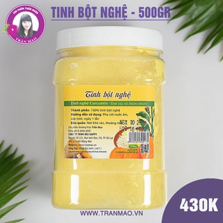 Tinh bột nghệ vàng Trần Mao 500gr (sản phẩm giảm cân KETO)