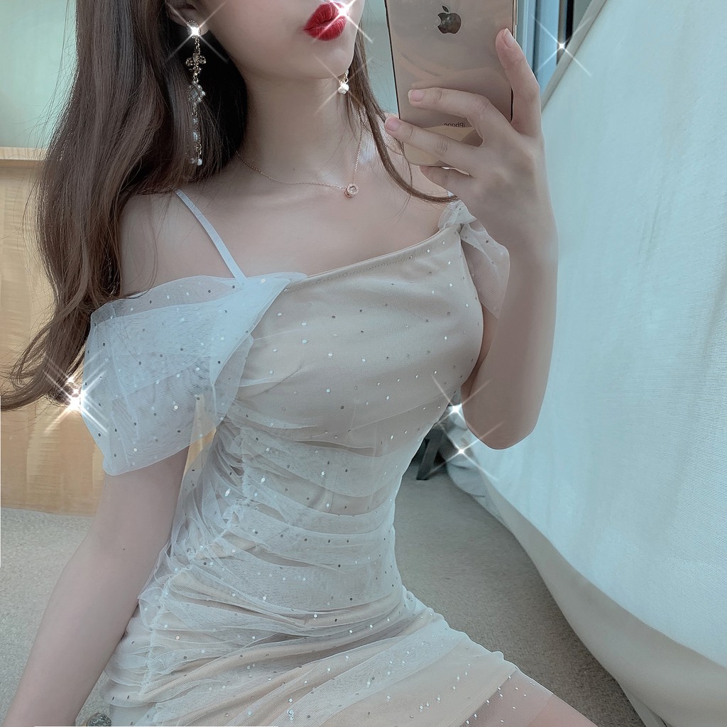 🌸Hàng Order🌸Váy 2 Dây Body Độc Lạ Lấp Lánh Sexy Sành Điệu  🌸Hàng Quảng Châu