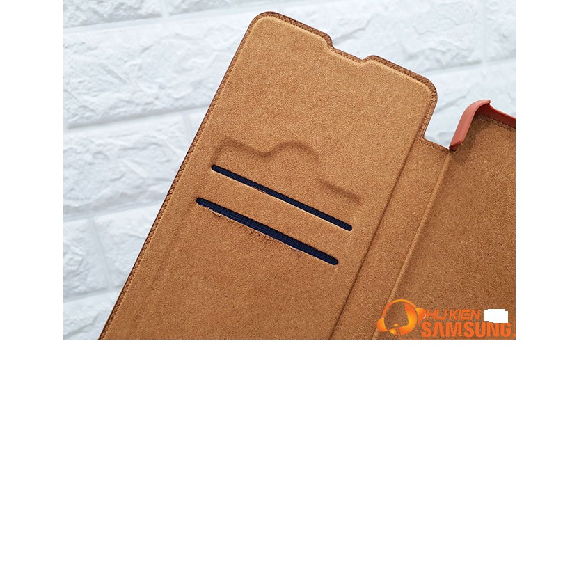 Bao da xịn Nillkin QIN hàng da thật cho điện thoại Samsung Galaxy Note 10 Lite | BigBuy360 - bigbuy360.vn