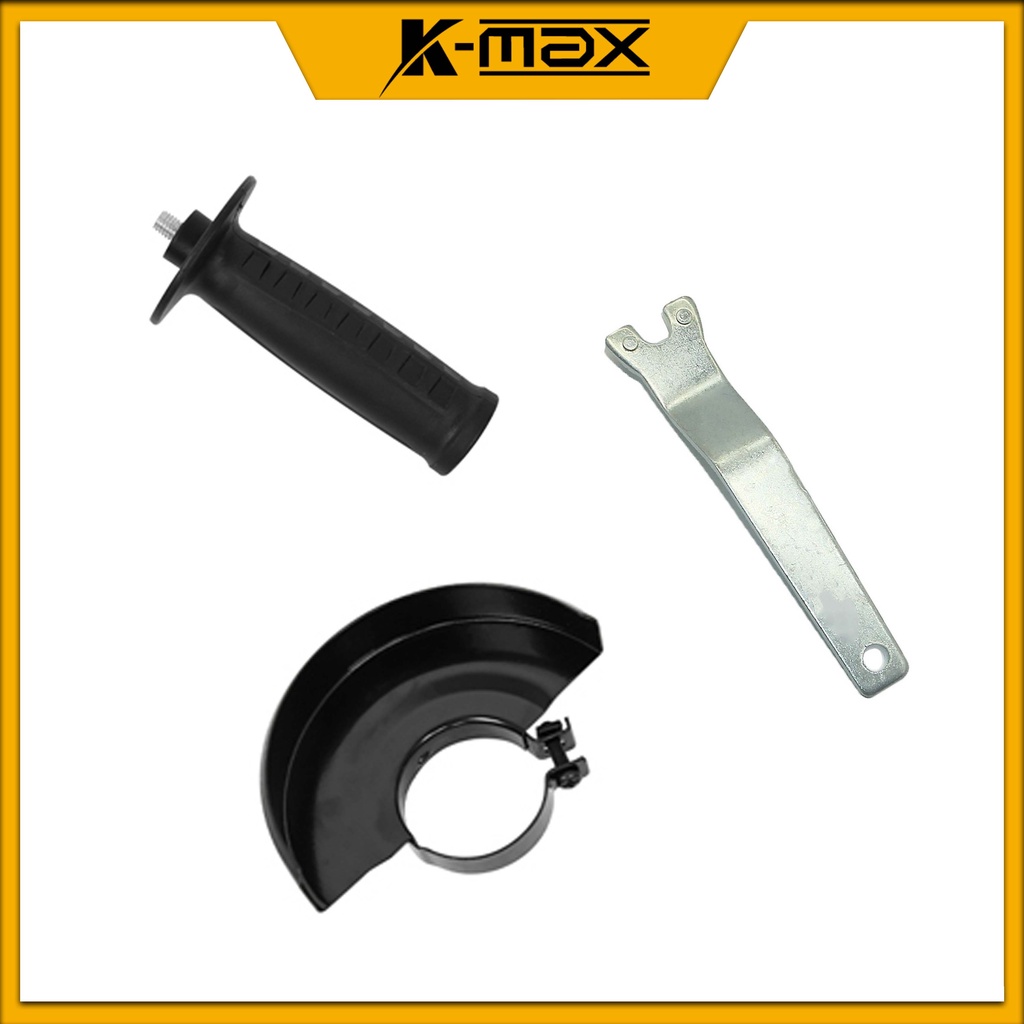 Bộ Khóa Mở , Tay Cầm Và Tấm chắn bảo vệ cho máy mài, máy cắt 100mm
