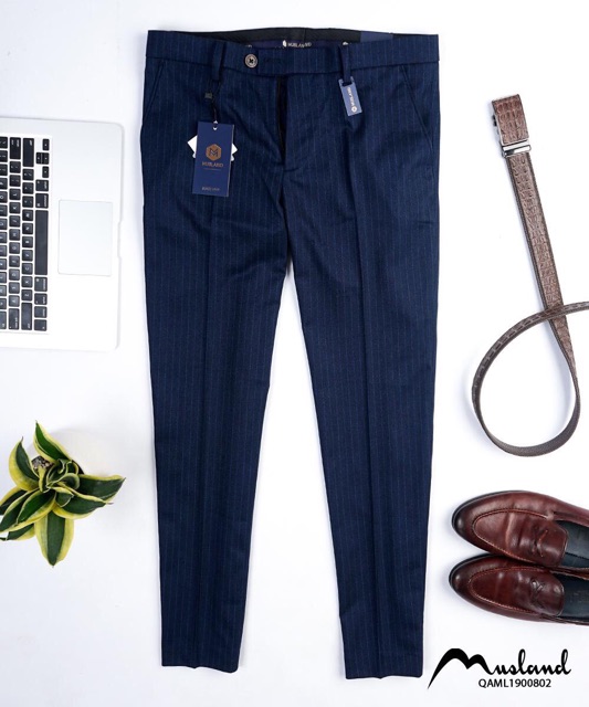 QUẦN ÂU NAM KẺ SỌC cao cấp đẹp 🔥 FREESHIP 🔥Quần âu kẻ sọc Musland chuẩn xuất khẩu