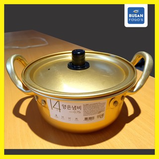 Nồi nhôm vàng nấu mì Hàn Quốc