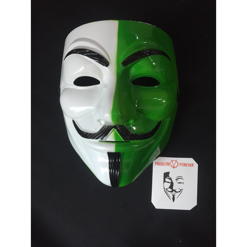 Mặt Nạ Hacker 41 giàn di thiết kế đẹp ấn tượng độc đáo hóa trang halloween trung thu lễ hội sự kiện