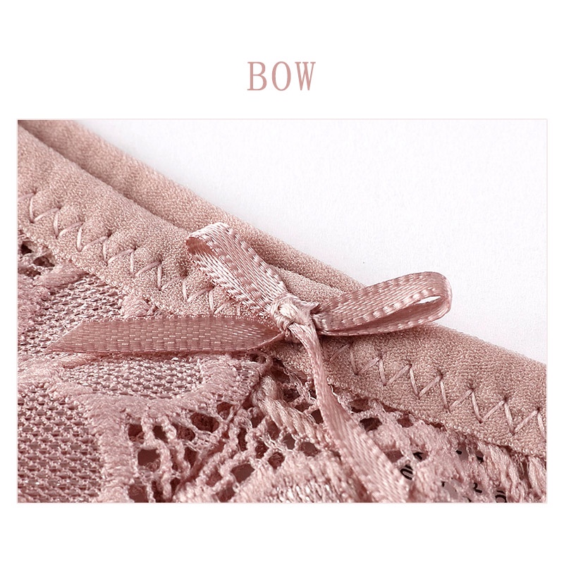 AOFEIQIKE Set 3 Quần Lót Ren Hoa Thoáng Khí Cho Nữ