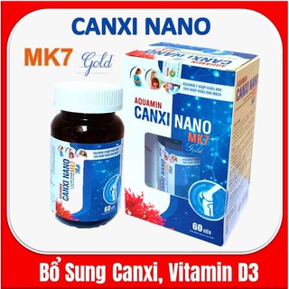 Viên Uống Bổ Sung Canxi, AQuamin Canxi Nano MK7 400mg Nhập Khẩu Anh (60 viên )