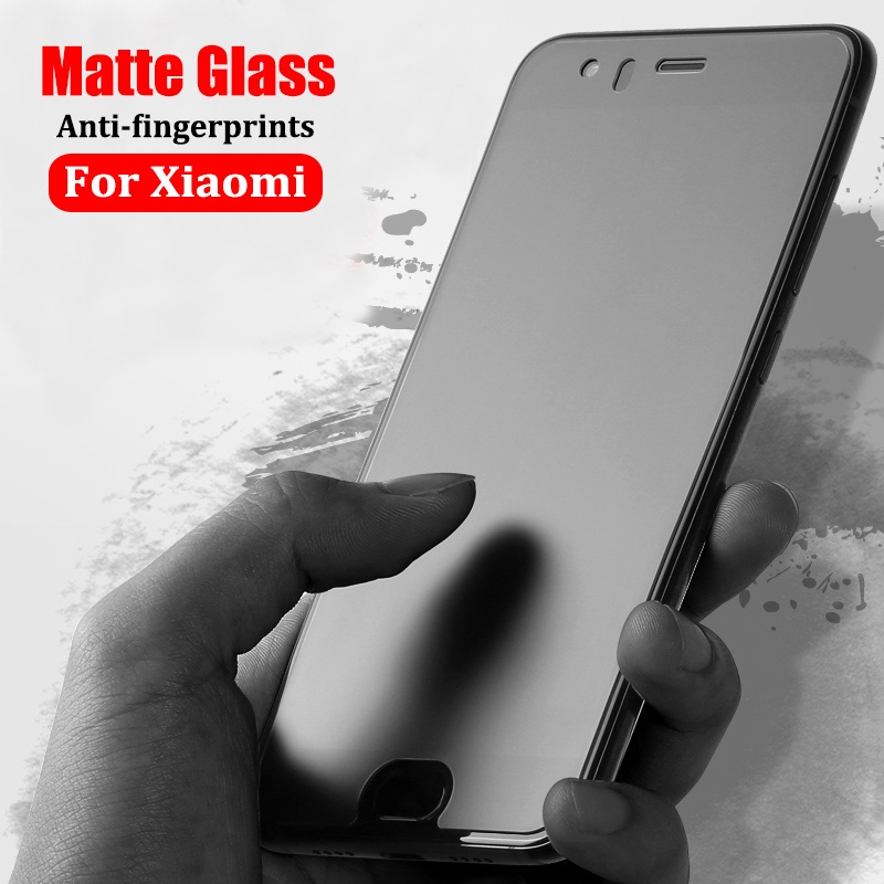 Kính Cường Lực Nhám Bảo Vệ Màn Hình Cho Xiaomi Redmi Note 7 5 Plus 4 4X 6 Pro Mi 9 SE 6 8 SE Lite A1 6X Mix 2 F1