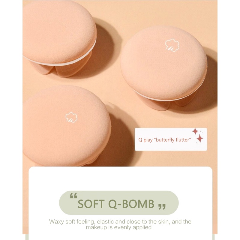 [Hàng mới về] Kem trang điểm BB L-DA Yiruo che khuyết điểm dưỡng ẩm có mút trang điểm hình cánh bướm dành cho học sinh | BigBuy360 - bigbuy360.vn