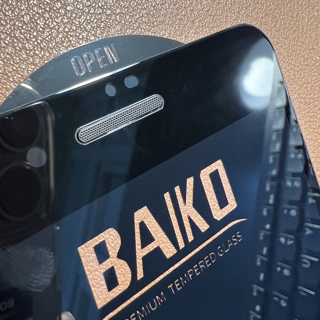 Kính cường lực Chống Bụi Loa Kingkong baiko cho iphone 14 13, 12, 11 pro max, 6, 6s, 7, 8 plus, x, xr, xs max, xsmax