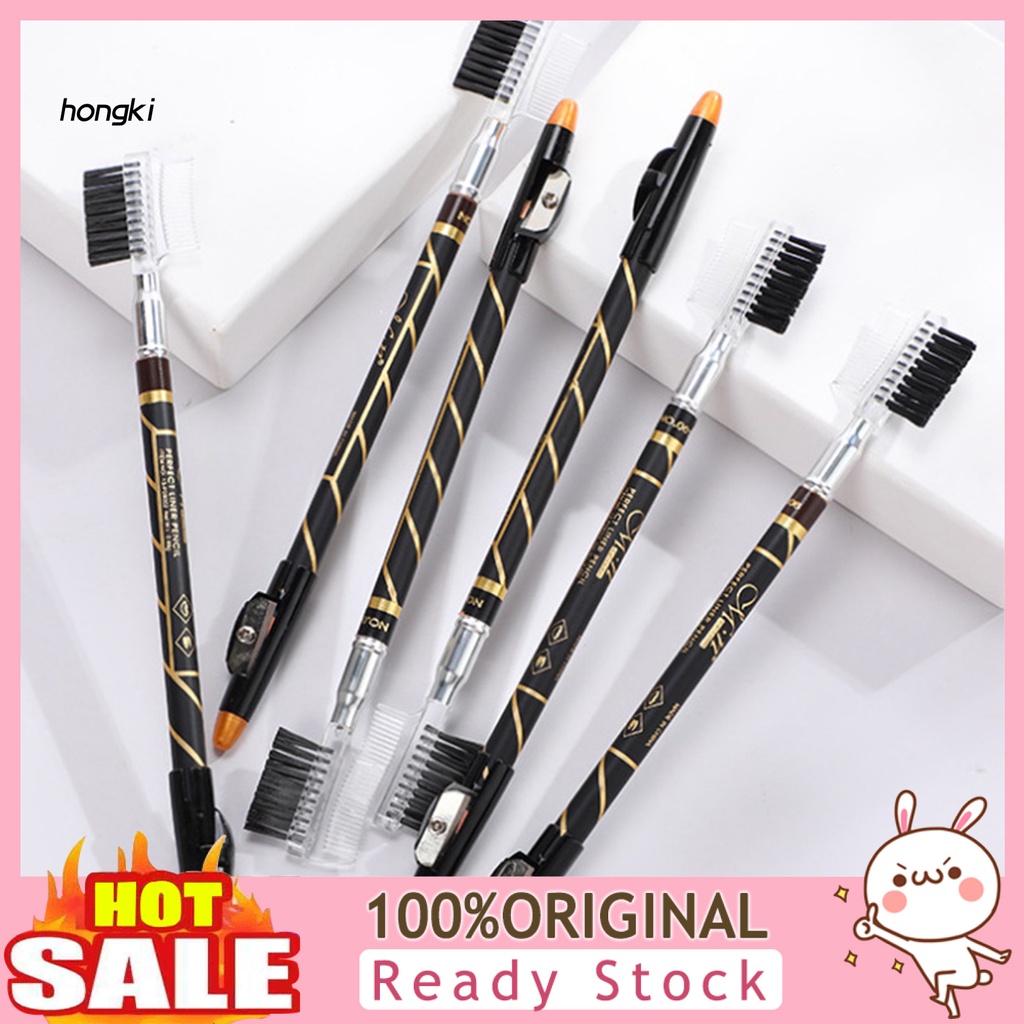 Bút kẻ mắt mềm mượt kèm đồ chuốt tiện dụng cho nữ
