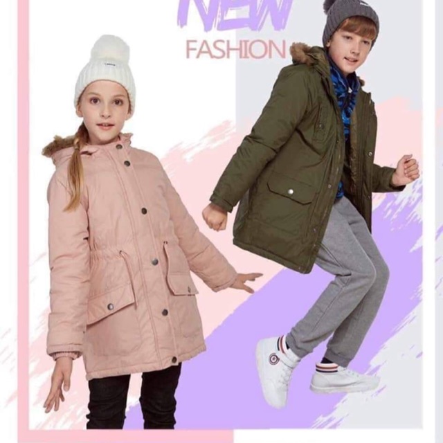 Áo parka kid