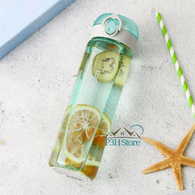 Bình nước nhựa Tritan Lock&Lock One Touch Bottle 500ml ABF645