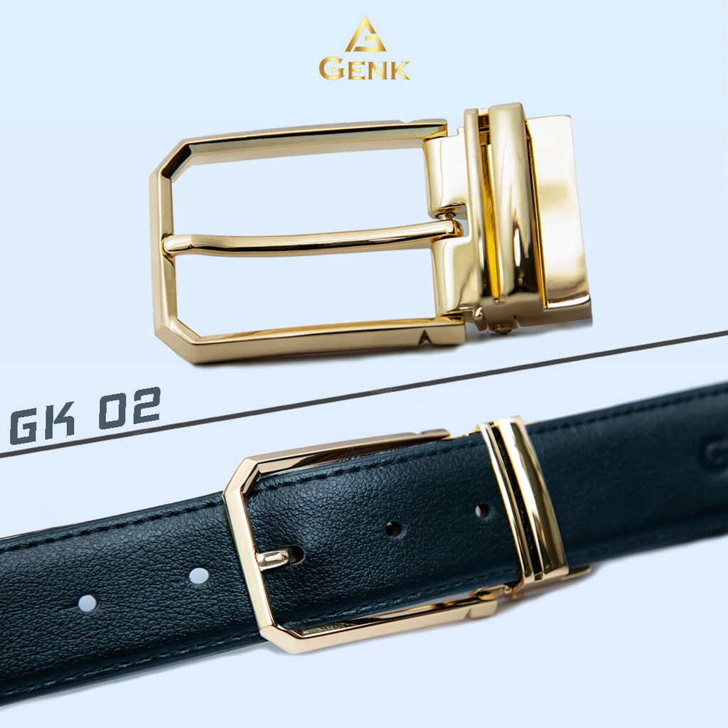 Thắt Lưng Nam Da Nappa Nguyên Thuỷ Cao Cấp Thương Hiệu Genk - GDN07