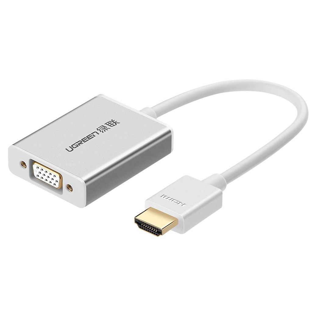 Bộ chuyển tín hiệu HDMI sang VGA kèm theo âm thanh dài 15CM UGREEN MM102 40212 - Hãng phân phối chính thức