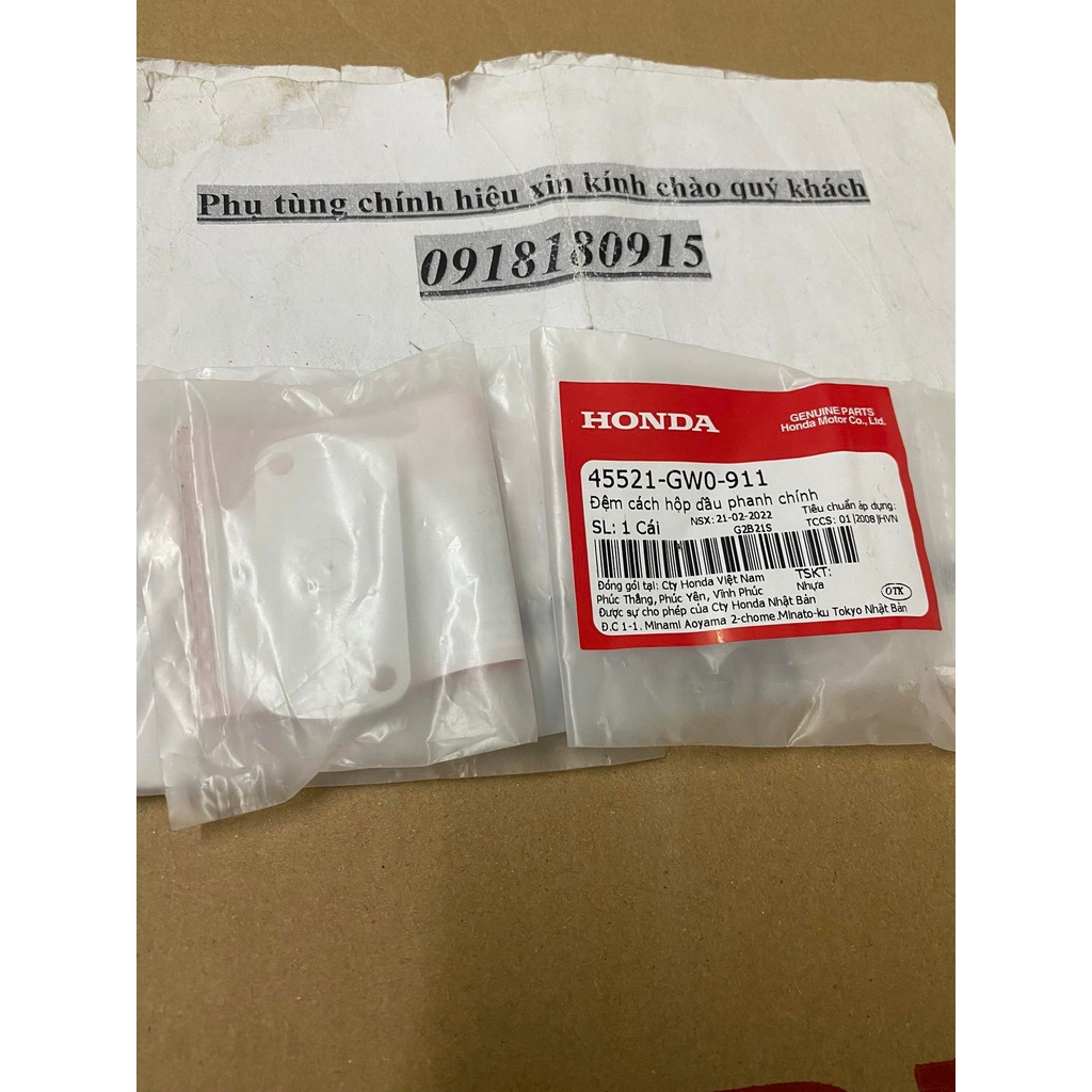 Nắp hộp dầu phanh sau winner winner x honda Đệm cách hộp dầu phanh chính