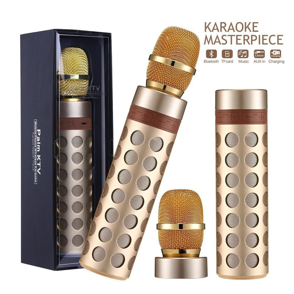 Micro Bluetooth Không Dây Cầm Tay Hát Karaoke Ktv