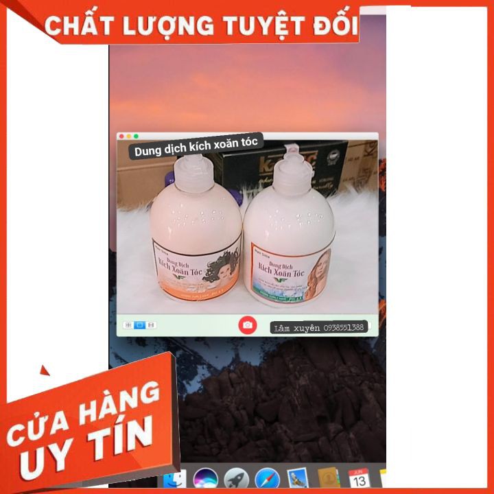 DUNG DỊCH KÍCH XOĂN TÓC TVF ANOMAC 500ml  kem thuốc bổ trợ dưỡng chất cho tóc uốn mau xoăn lọn bền căng khỏe