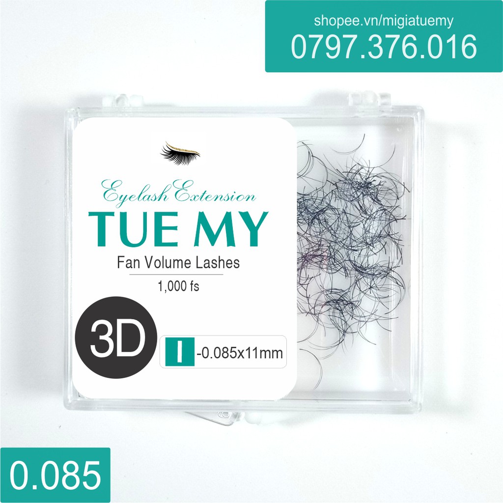 Mi Lụa Fan Volume 3D Sợi 0.08