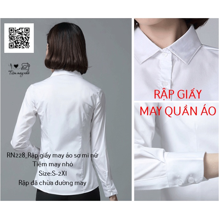 RN53_Rập giấy may áo sơ mi nữ