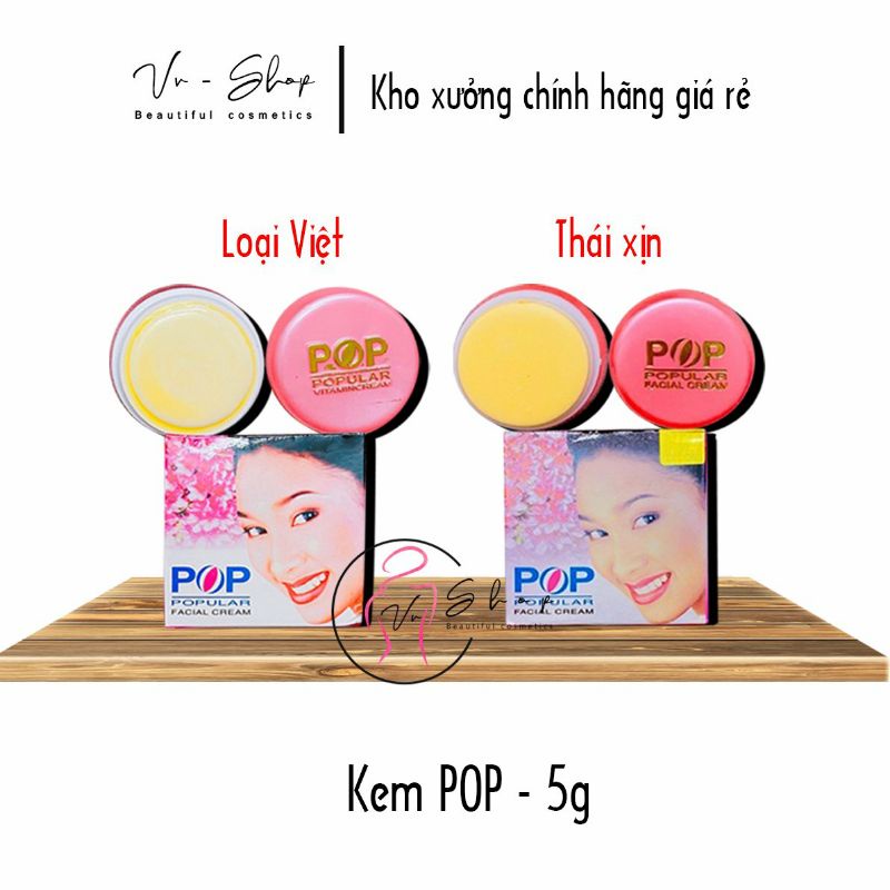 Lẻ 1h Kem Pop chuẩn xịn 5g