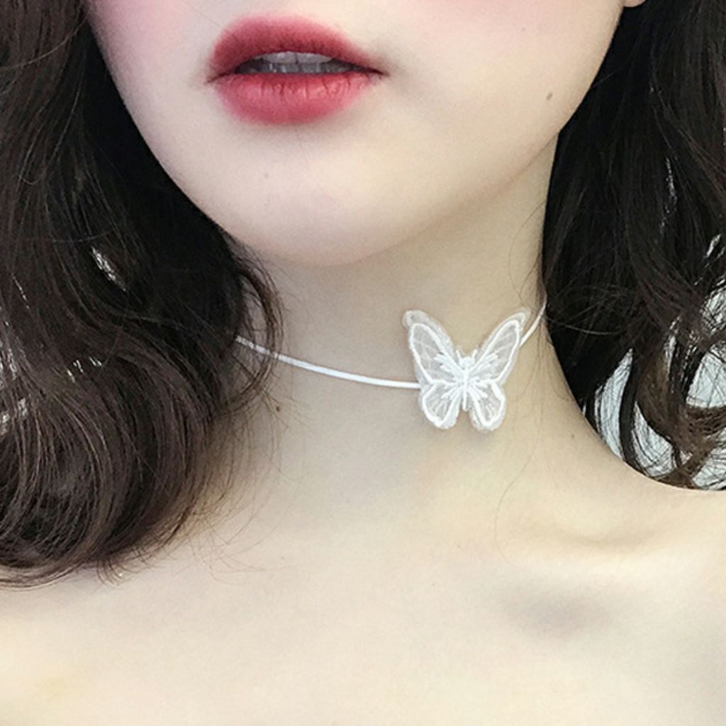 Vòng cổ hình buffterfly, choker dễ thương
