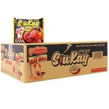 Thùng mì Siukay,24 gói x 127g