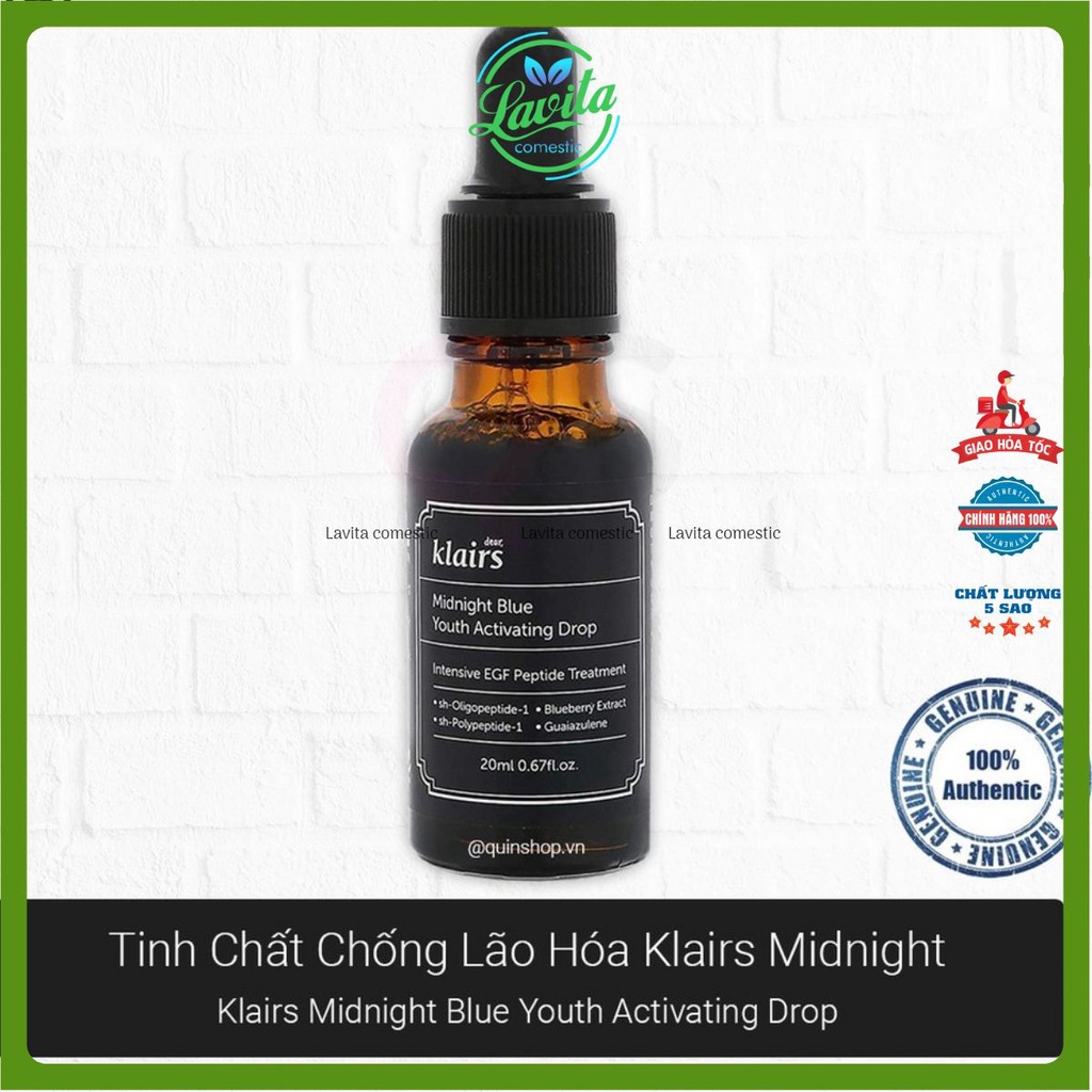 Tinh Chất Klairs Midnight Blue Youth Drop Serum