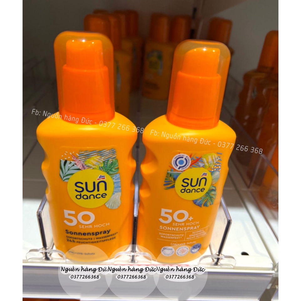 Xịt chống nắng Sundance 50+ Đức  - Nguồn hàng Đức