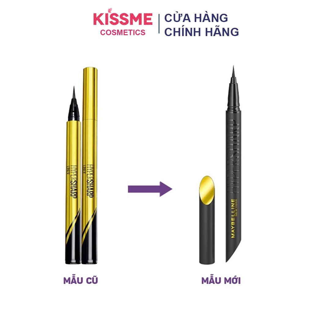 Bút Kẻ Mắt Nước Maybelline Hyper Sharp Liner Extreme #BK1 Ultra Black