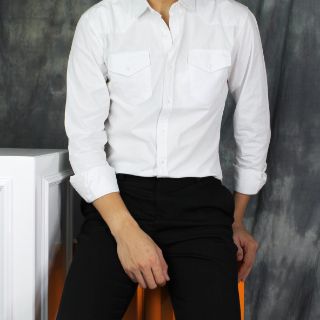 Áo sơ mi kaki tay dài cao cấp