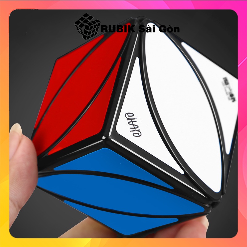 Rubik Ivy Cube Biến Thể Qiyi Rubic Lá Phong 6 mặt Maple Leaf Màu Sắc Đẹp Xoay Trơn Không Rít