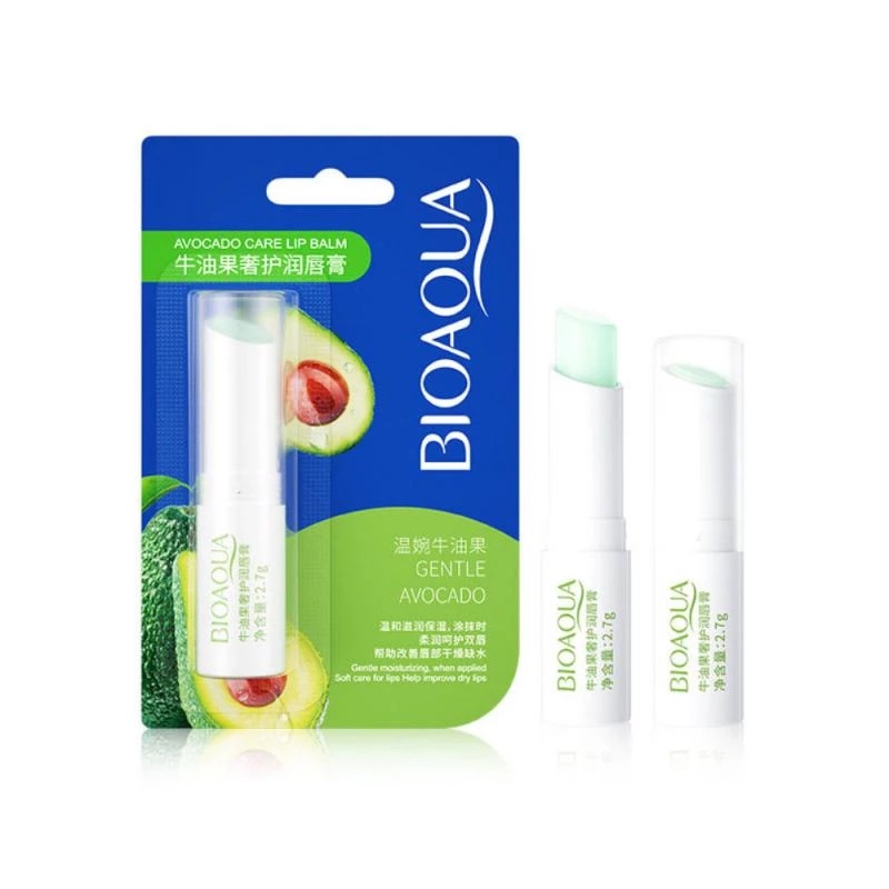 [Hàng mới về] Son dưỡng môi quả bơ Bioaqua giữ ẩm chống lão hóa giảm vết thâm môi mùa đông lâu trôi