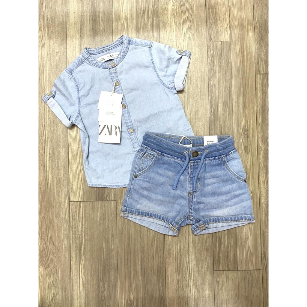 Quần short bò bé trai Zara