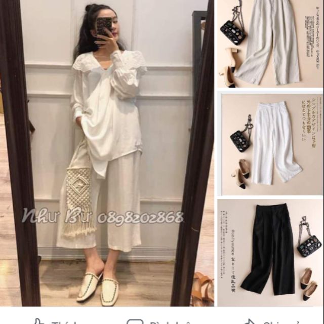 Quần đũi ống rộng