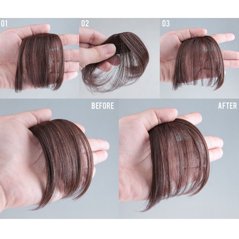 Tóc giả mái ngố siêu mỏng