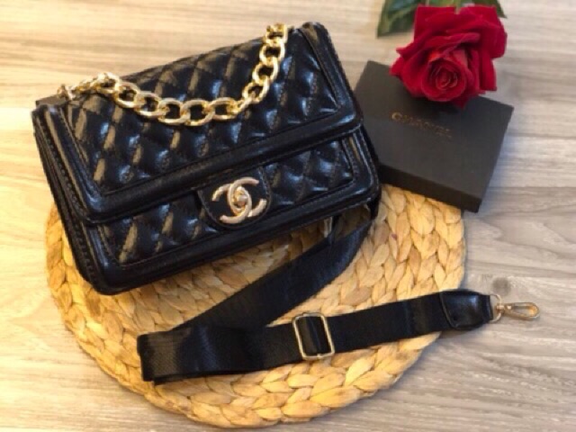 Túi chan nel da bóng