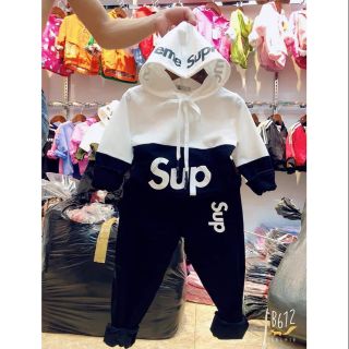 Bộ bé trai dài tay có mũ 12-27kg