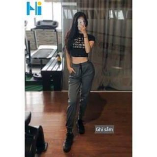 QUẦN JOGGER NỮ GÂN TĂM